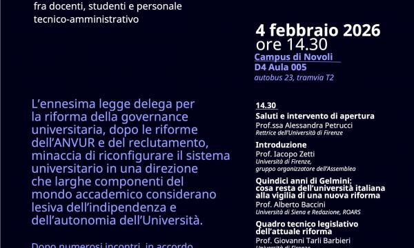 University Assembly on UNIVERSITY REFORM - 4 February 2026 